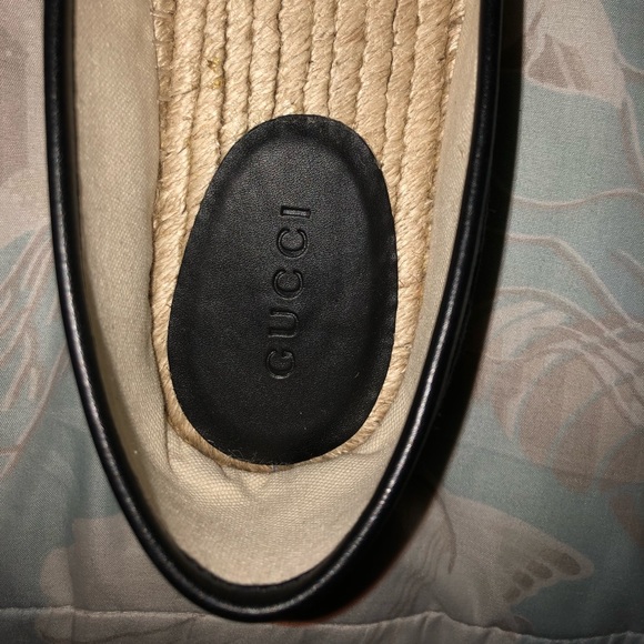 SOLD Gucci Black Web Espadrilles - Picture 8 of 8